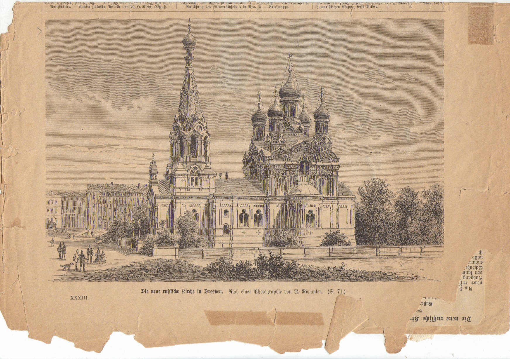 Die neue russische Kirche in Dresden