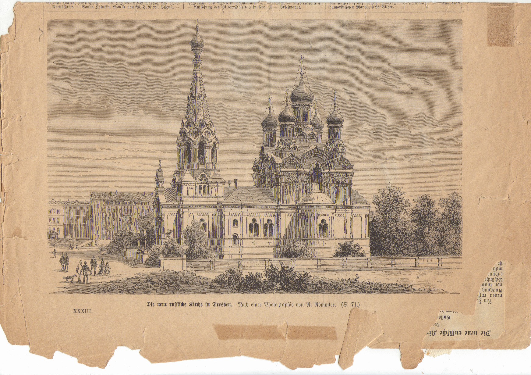 Die neue russische Kirche in Dresden